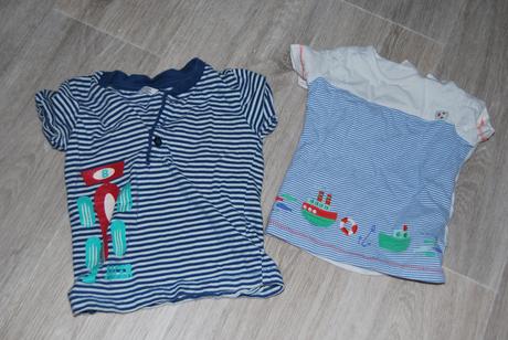 2 tričká , f&f,80