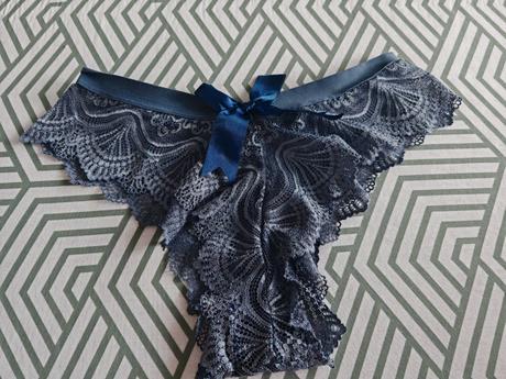 Sivimodre nohavičky s mašľou m,l, m