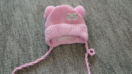 Zimná čapica ružová, 80