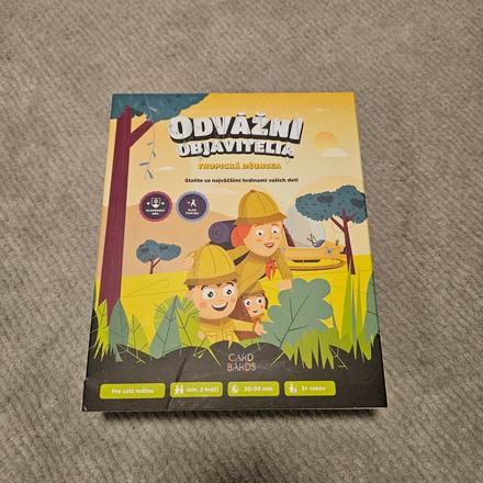 Detská spoločenská hra card bards,