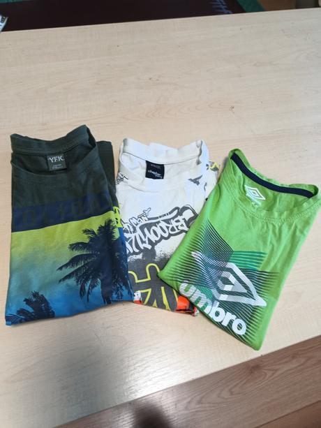 Tričká 6ks, umbro,134