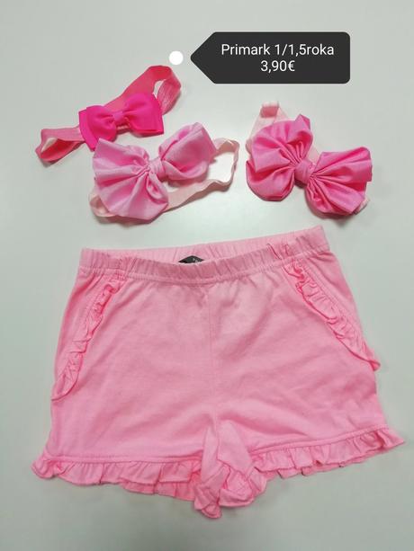 Neónové bavlnené kraťasy, primark,86