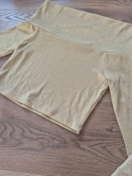 Trblietavý crop top, sinsay,s