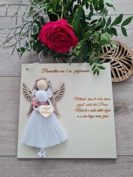 Tabuľka 1 sväté prijímanie  makrame, 