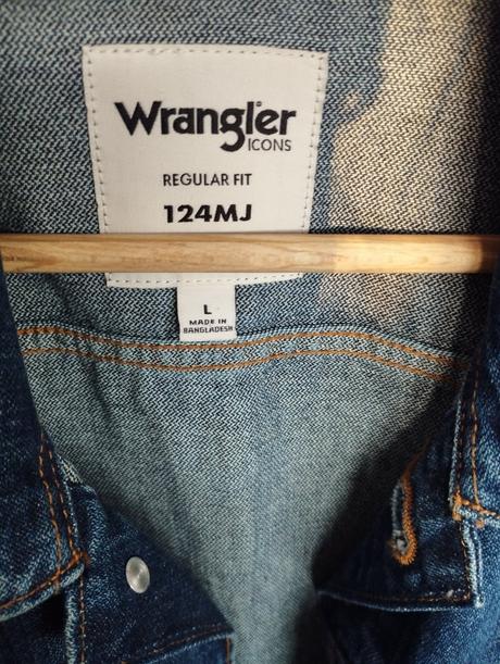 Wrangler riflová bunda, wrangler,l