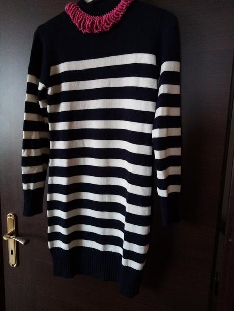 Dámske šaty pruhované, 40