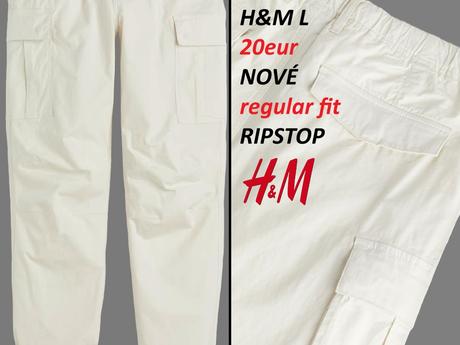 Cargo nohavice hm (kapsáče), h&m,34 / l