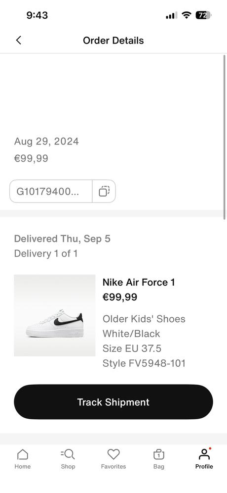 Tenisky nike airforce 1, nike,37