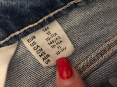 Rifle wide leg, h&m,146