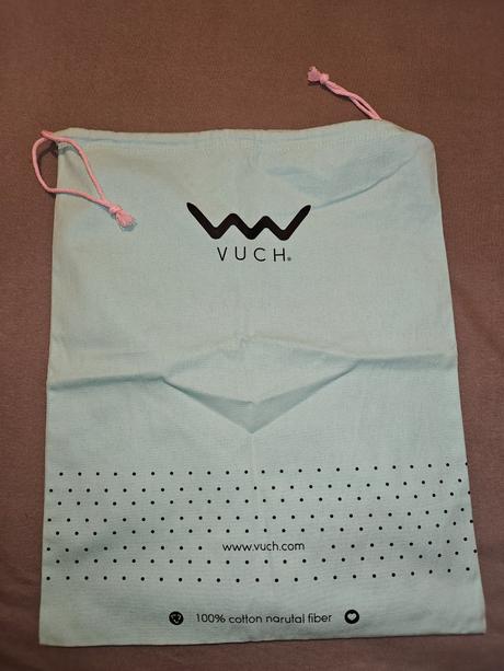 Kožený batoh vuch melvin creme + vak,