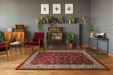 Koberec royal adr model 1745 bordový,