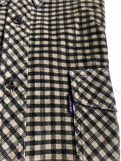 Teplá manchestrová košeľa č.47, xxxl