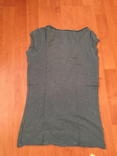 Modré tričko - s - krátky rukáv, s