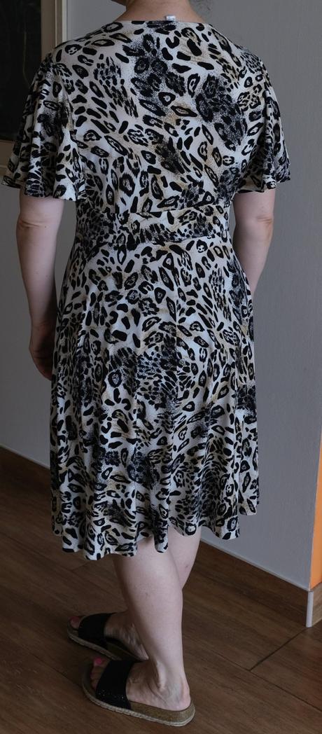Úpletové šaty leopard, 40