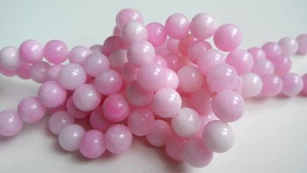 Jadeit ružový 10 mm, 