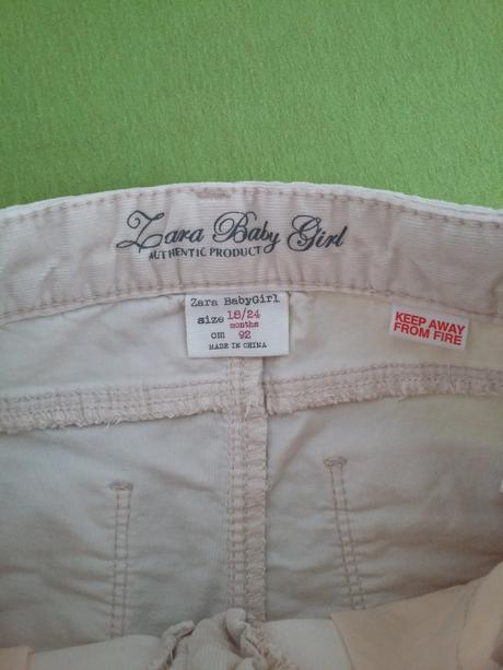 Menčestrové nohavice zara, zara,92