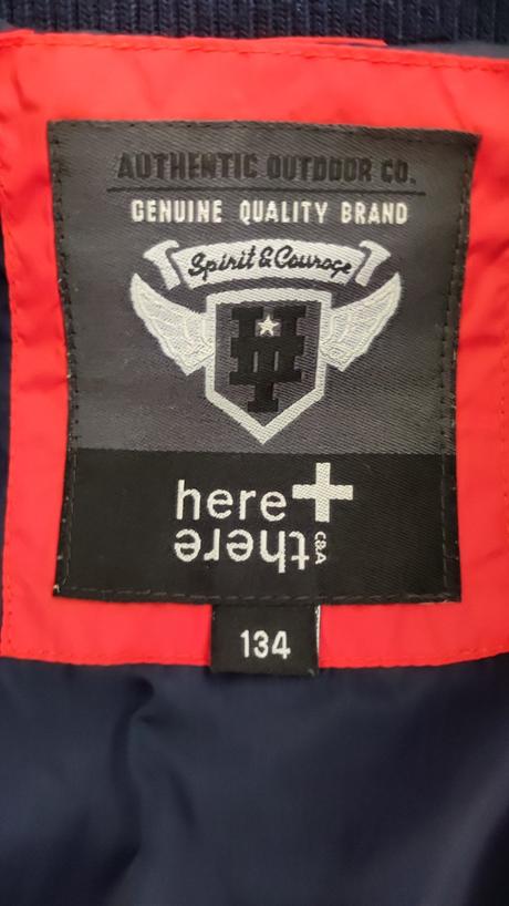 Zimná bunda pre chlapca, 134