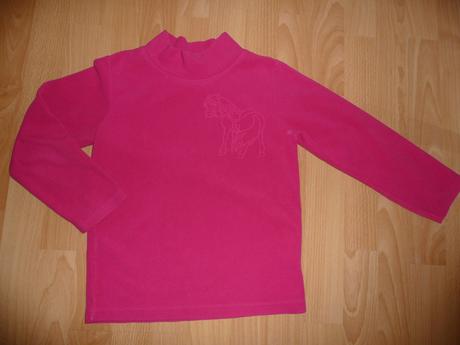 Tenký fleesový poloroláčik na 6-7 rokov, okay,122