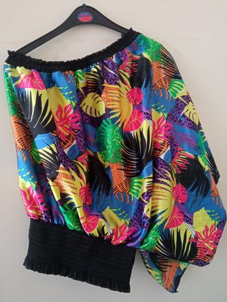 Blúzka na jedno rameno, l