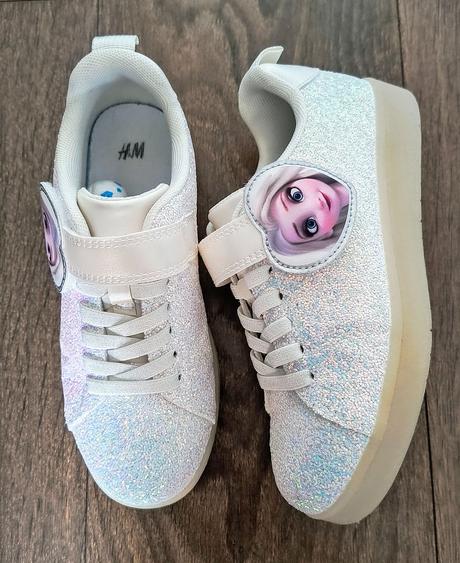 Tenisky svietiace frozen 33, h&m,33
