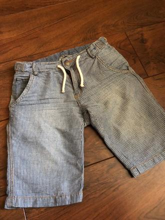 Detské chlapčenské pásikavé kraťasy lindex, lindex,128