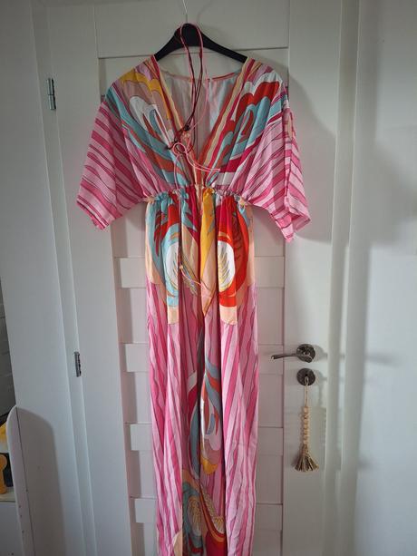 Letne maxi saty beach s vadou,