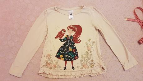 Dievčenské nohavice a tričko veľ.128, palomino,128