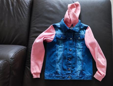 Riflovo teplakovinová bunda pre dievča, pepperts,158