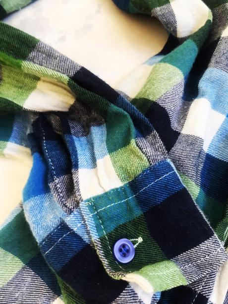 Flanelová košeľa, fishbone,m