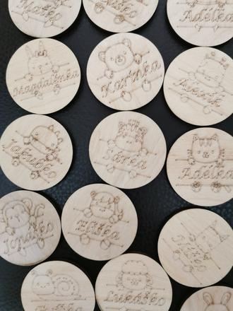 Magnetky pre detičky do škôlky /školy, 