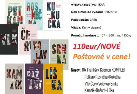 Knihy 10x františek kozmon komplet,