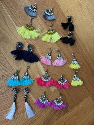 Náušnice vysiace bižu, 