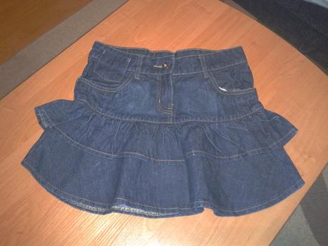 Riflová suknička, c&a,158