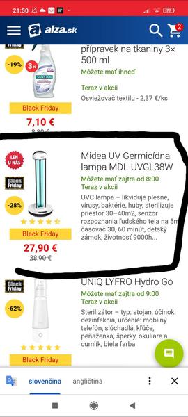 Skúsenosť s germicídnou lampou