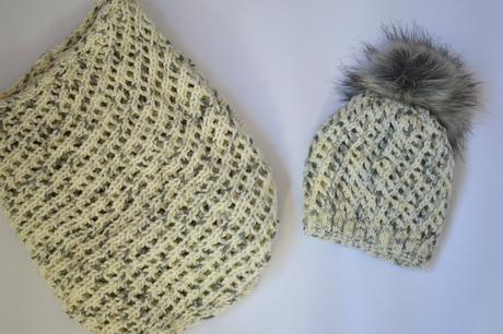 Súprava čiapka so šálom, l - xxxl