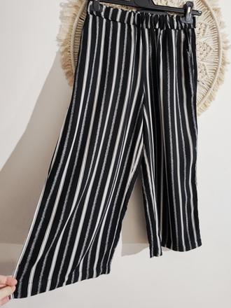 Trojštvrťové letné nohavice, s