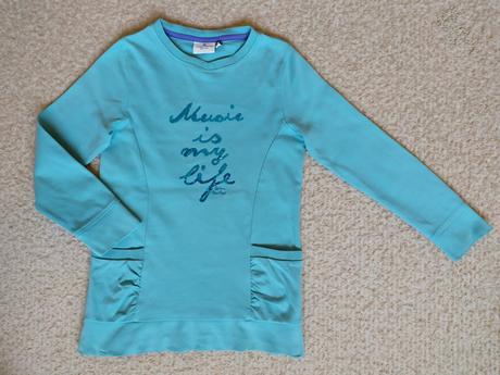 Predĺžené tričko/ mikina dlhý rukáv veľ. 116-122, tom tailor,116