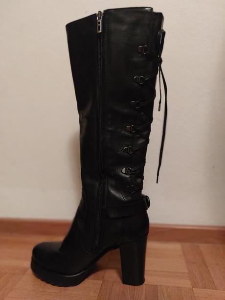 Dámske kožené čižmy, 38