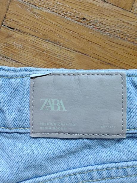 Zara moderné štýlové rifľové dámské šortky, zara,36