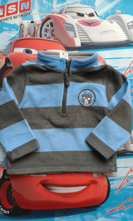 Flisová mikinka, baby club,74