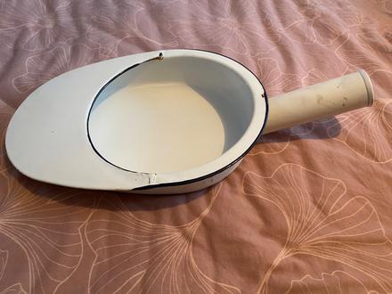 Stará misa nemocničná podložná smaltovaná,