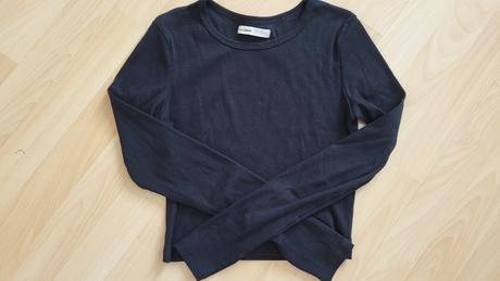 Crop-top s dlhým rukávom, pull&bear,36