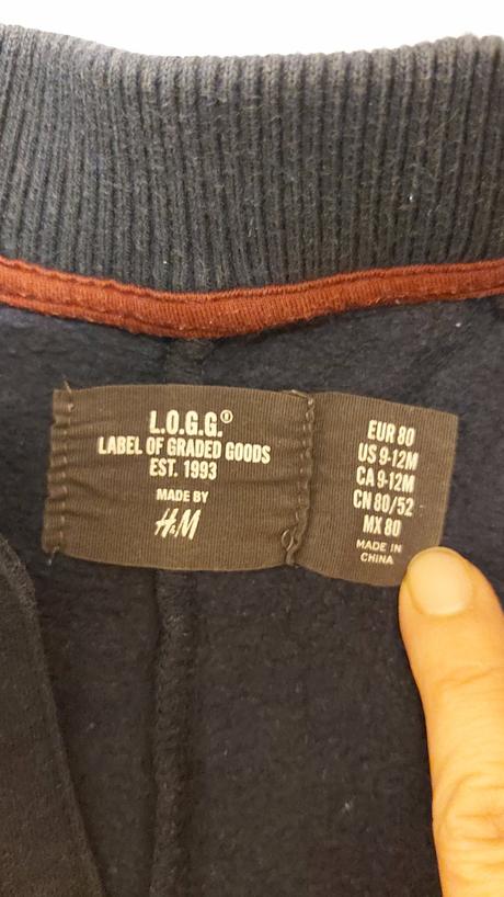 Teplákový overal h&m 80, l.o.g.g.,80