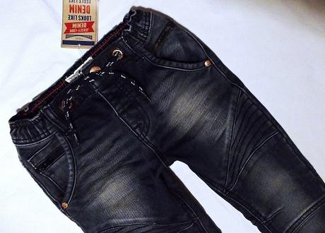 Nenosené prešívané jeansy next, next,104