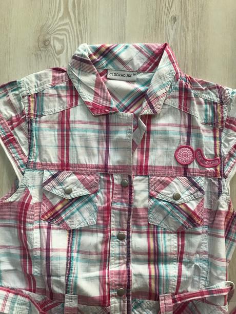 Karovane celozapinacie saty, c&a,38