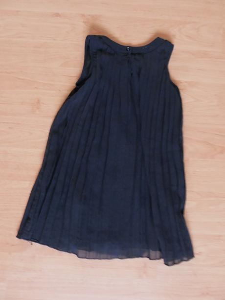 Slávnostné skladané šaty s kvietkom, h&m,110