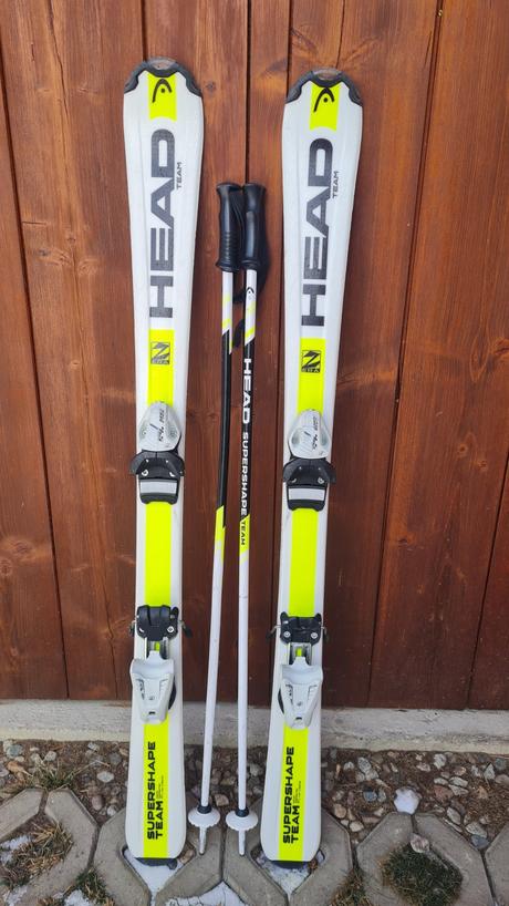 Detské lyže head supershape 117, head,110-119 cm