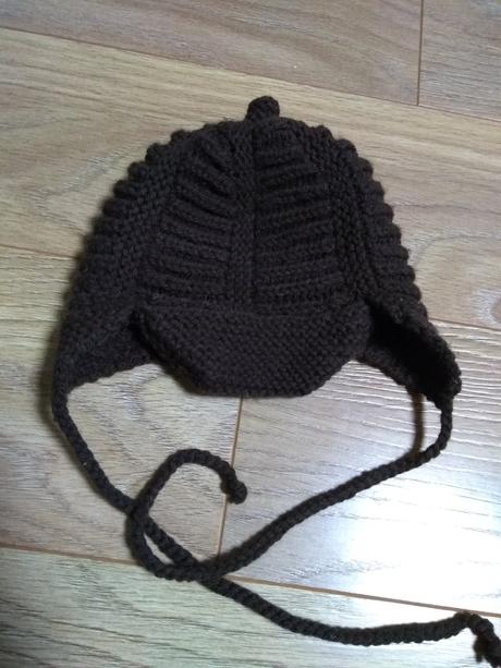 Strikovana čiapka cca na 1 rok, 80