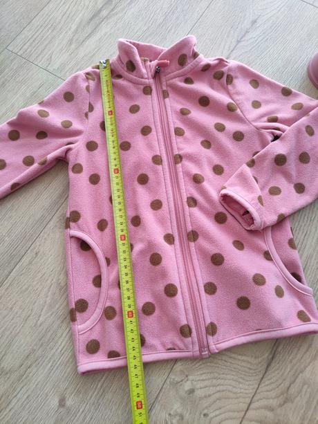 Dievčenska flísová mikina tchibo, veľ. 110/116, tchibo,110