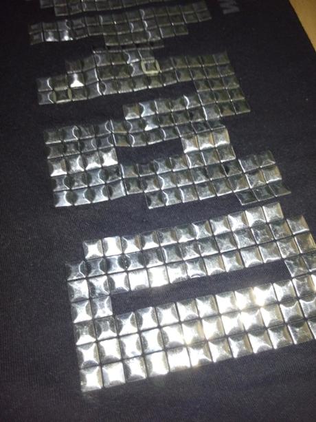 Cierne panske vybijane tricko - dance, new yorker,m